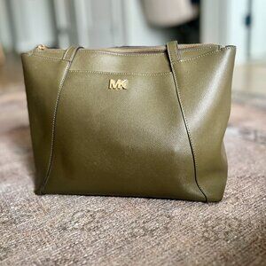 Michael Kors Mercer Tote - Olive Green